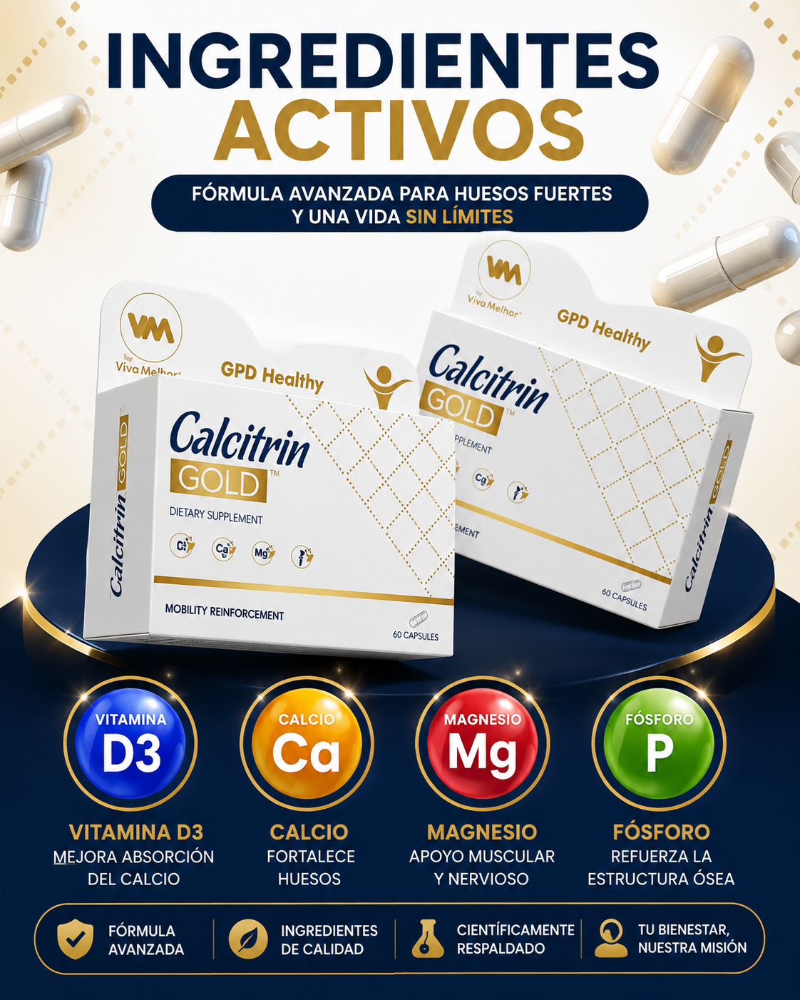 Calcitrin Gold